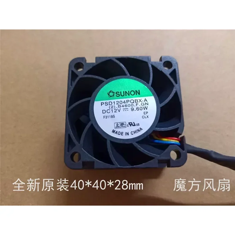 New Original Sunon PSD1204PQBX-A 4028 4 cm 9.6 W 12 V 1U 2U Power Fan for Server Rack Enclosure