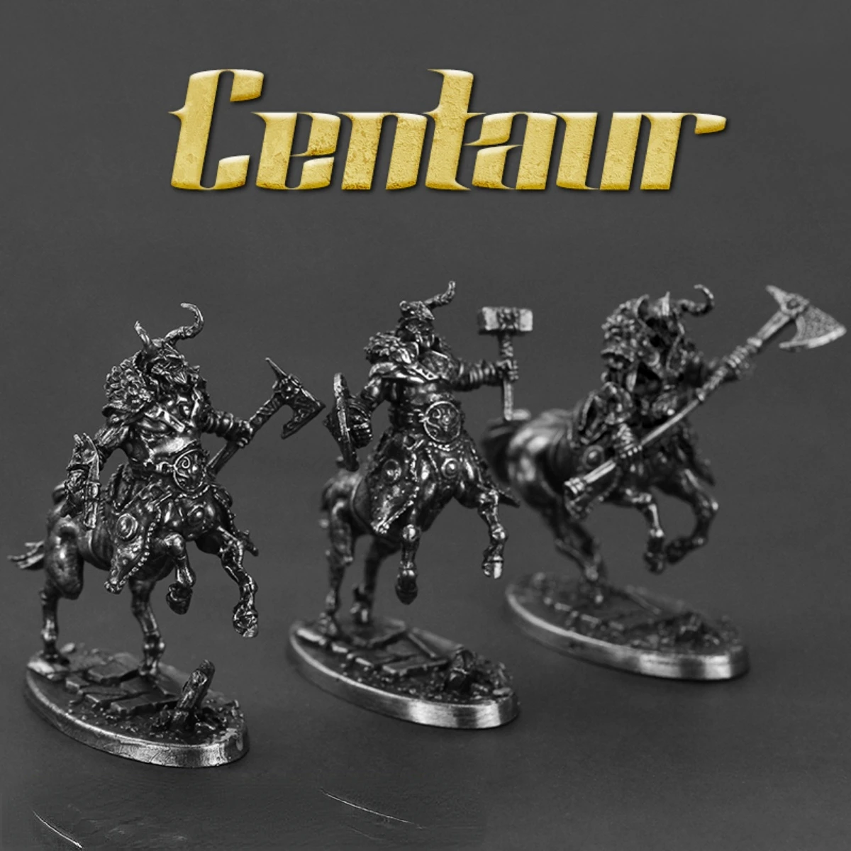 Metalowe figurki z białej miedzi produkty Centaur żołnierski Model wykończony dekoracje na prezenty do gry w szachy dla chłopców