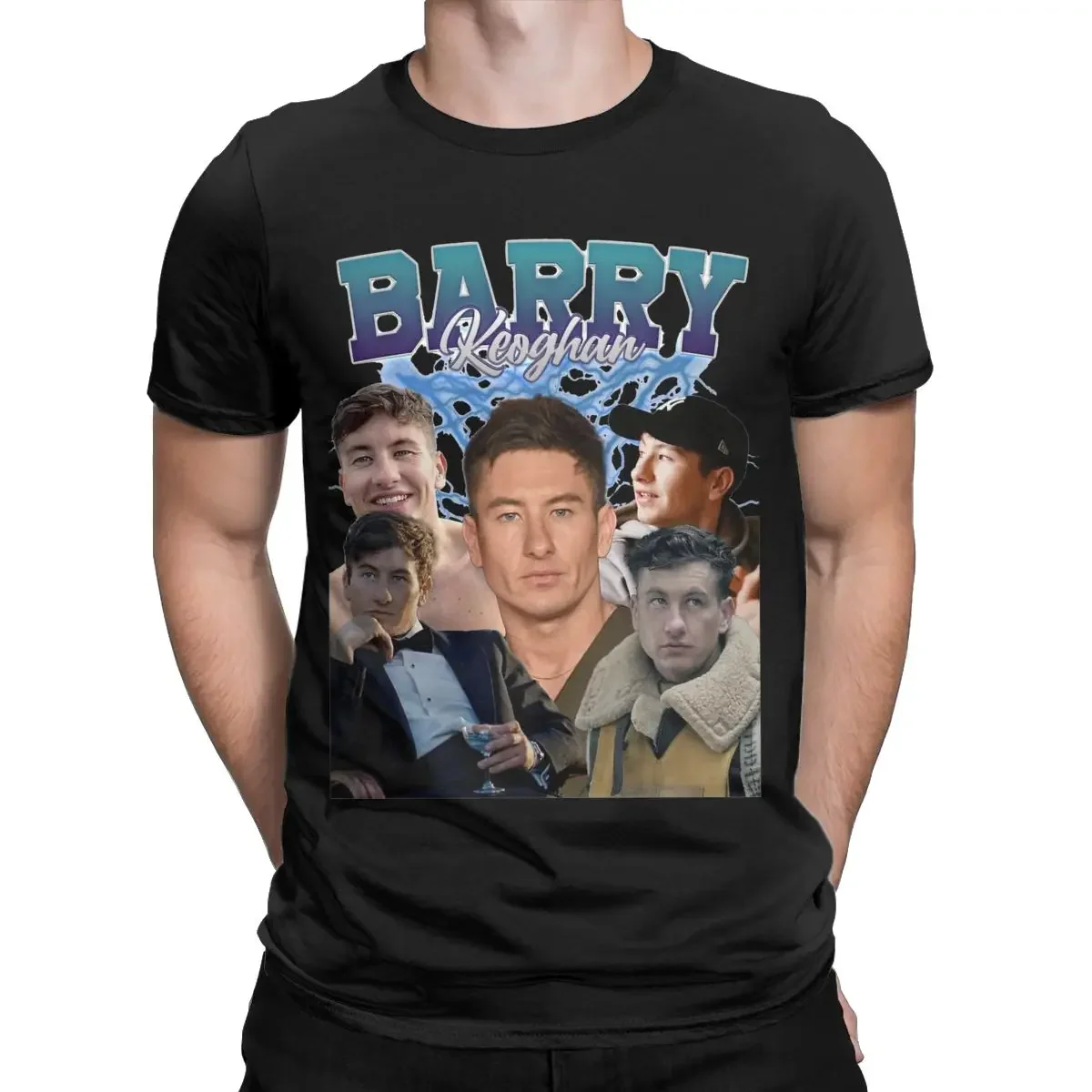 Barry Keoghan Actor T-Shirt Men Amazing 100% Cotton Tee Shirt O Neck Short Sleeve T Shirt Printing Tops