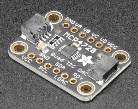 1pcs 4470 MCP4728 Quad DAC with EEPROM-STEMMA QT / Qwiic