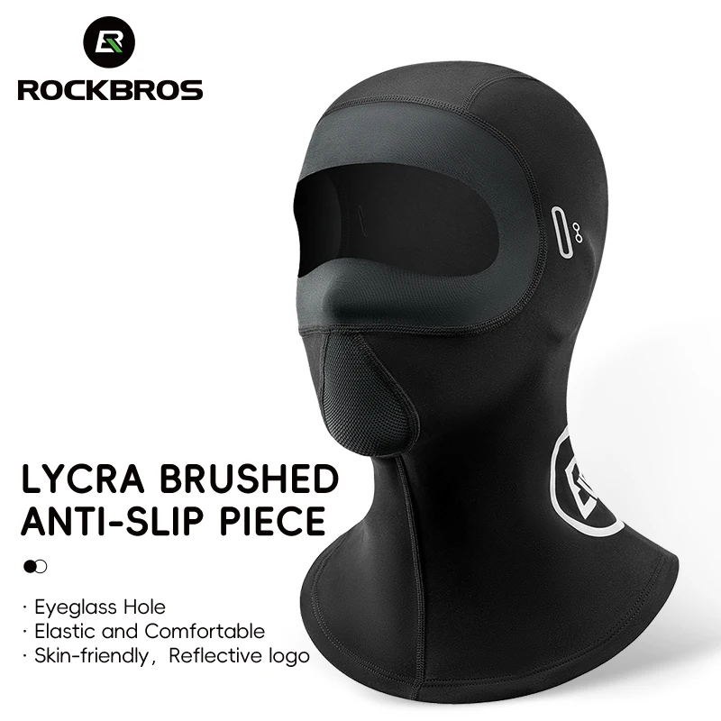 ROCKBROS maska ​​rowerowa zimowy ciepły polar szalik na twarz maska ​​rowerowa kominiarka wiatroszczelna osłona szyi wędkarstwo narciarstwo maska ​​motocyklowa