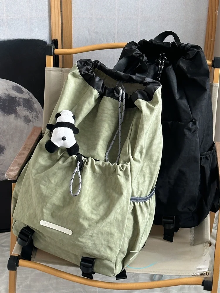 ex Lightweight Dstring Bapa Sports Climbing Travel Bag Small up Tour College Student Bookbag Big Orange 