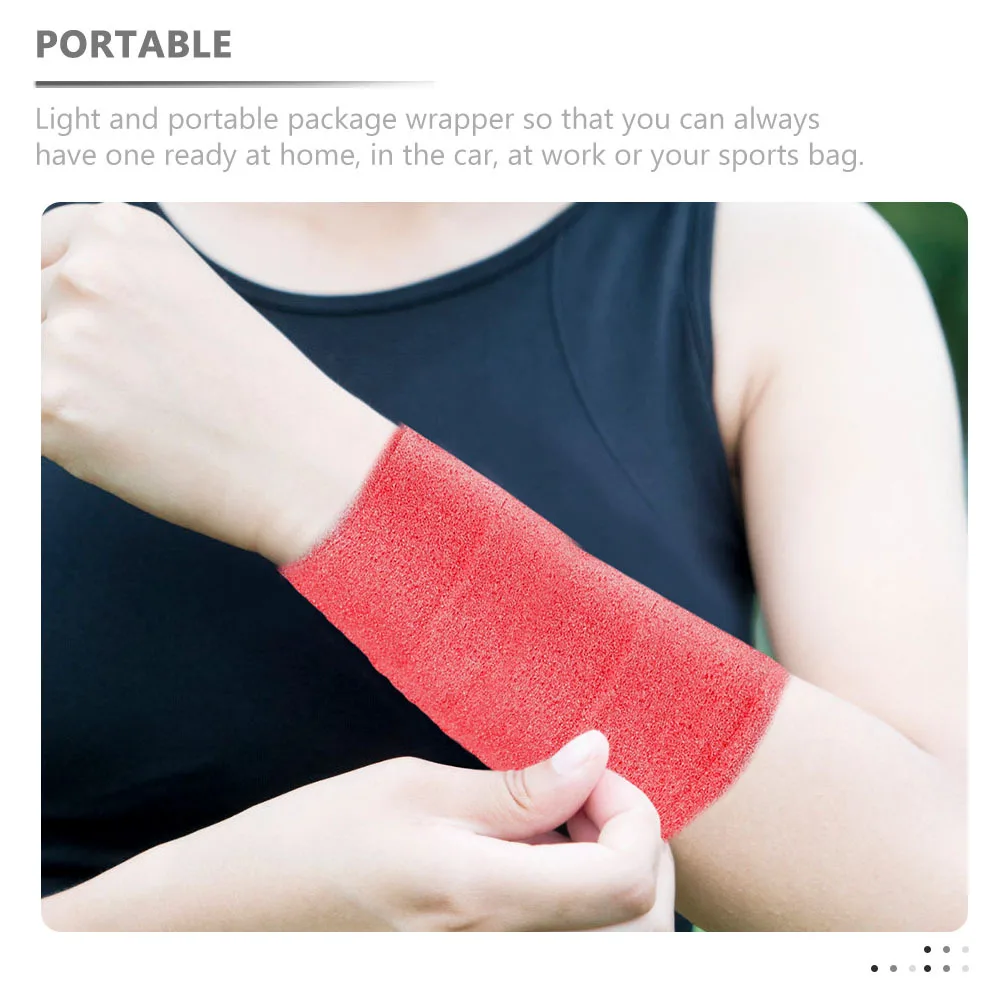 2 لفات المحمولة مضرب بدمنتون شريط لحام مطاطا رياضي التفاف للكاحل المعصم الركبة دعم متعددة الوظائف إصابة رياضية #4