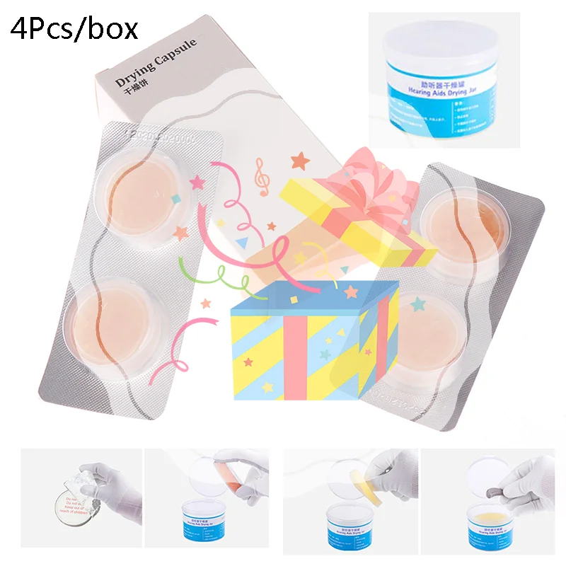 4Pcs Hearing Aid Dr…