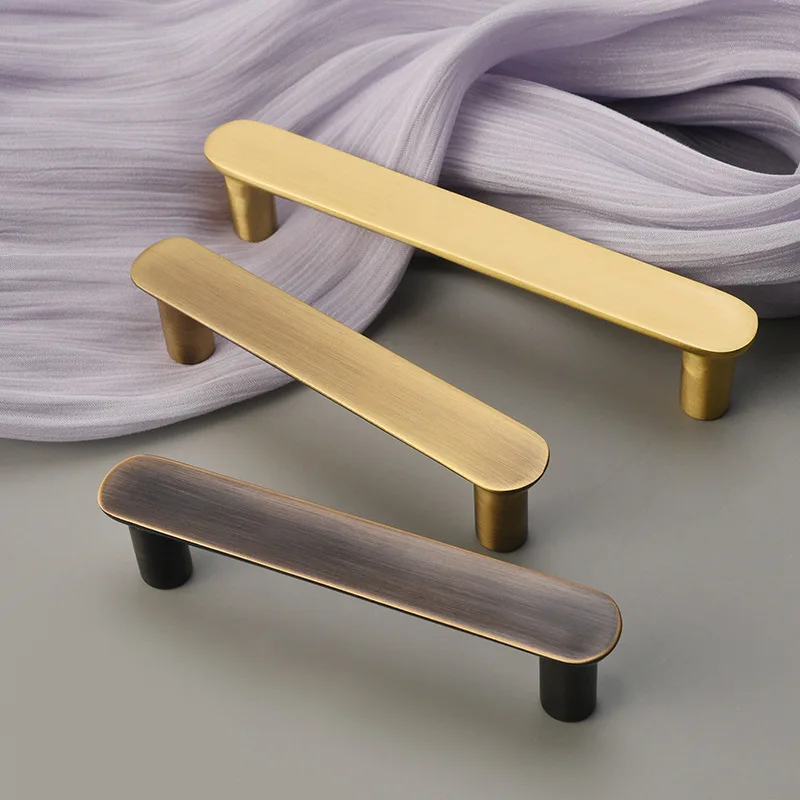 

Ручка шкафа в скандинавском стиле, бронзовые винтажные ручки для ящиков для гардероба и шкафа