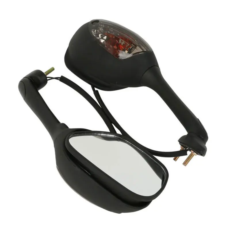 Rearview Mirrors w/ Turn Signal Fit For Suzuki GSXR 1000 GSXR600 GSX-R 750 06-24