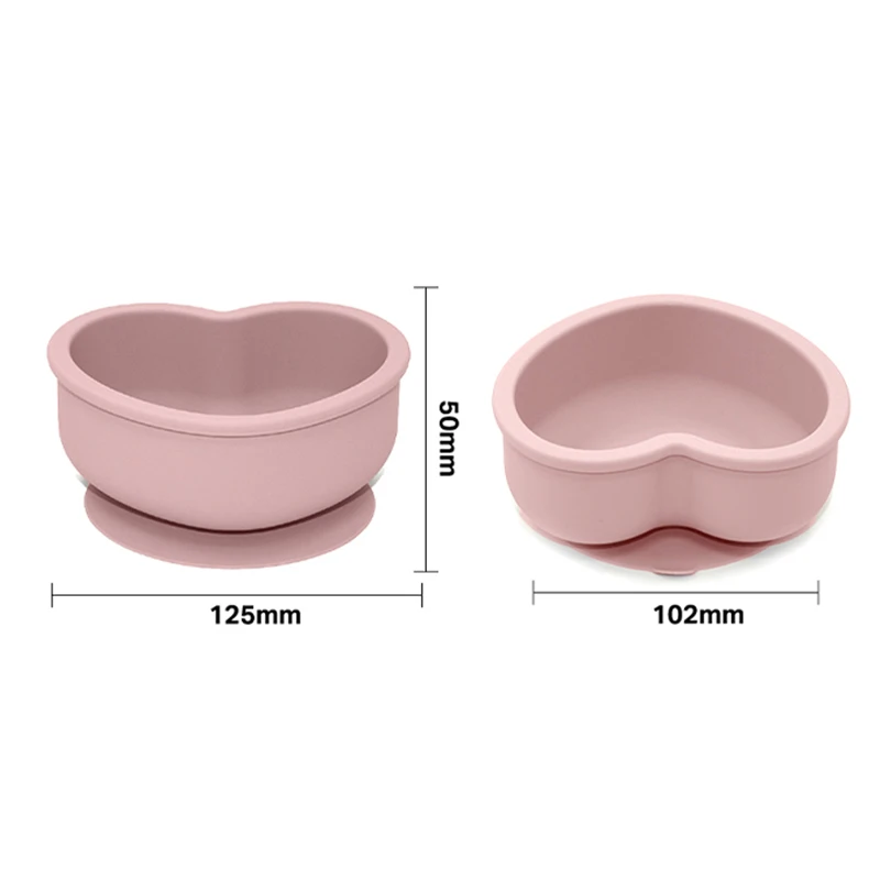 Silicone Baby Feeding Bowl Children\'s Tableware Waterproof Suction Bowl Children\'s Tableware Baby Silicone Bowl BPA Free