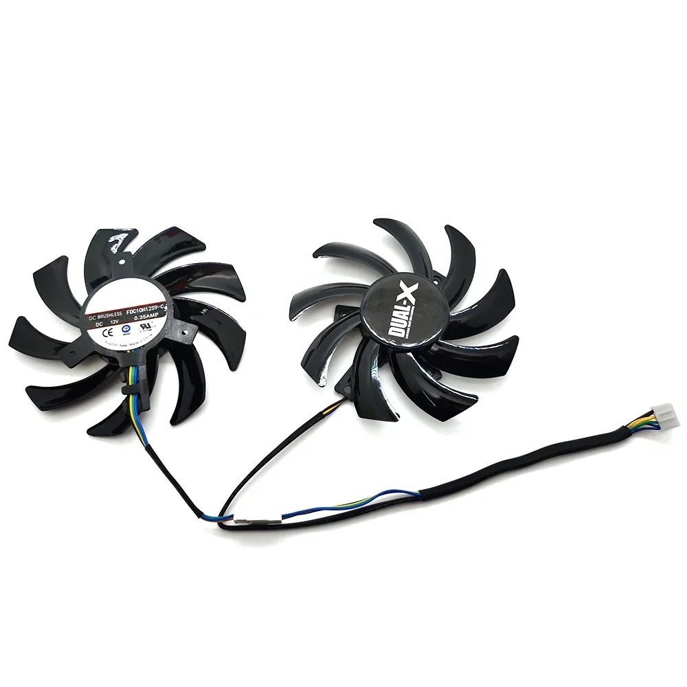 2pcs FDC10H12S9-C 4PIN GPU Cooler for Xfx R9 285/280/290/290X/280X Rx 480/470 Sapphire R9 270X 280