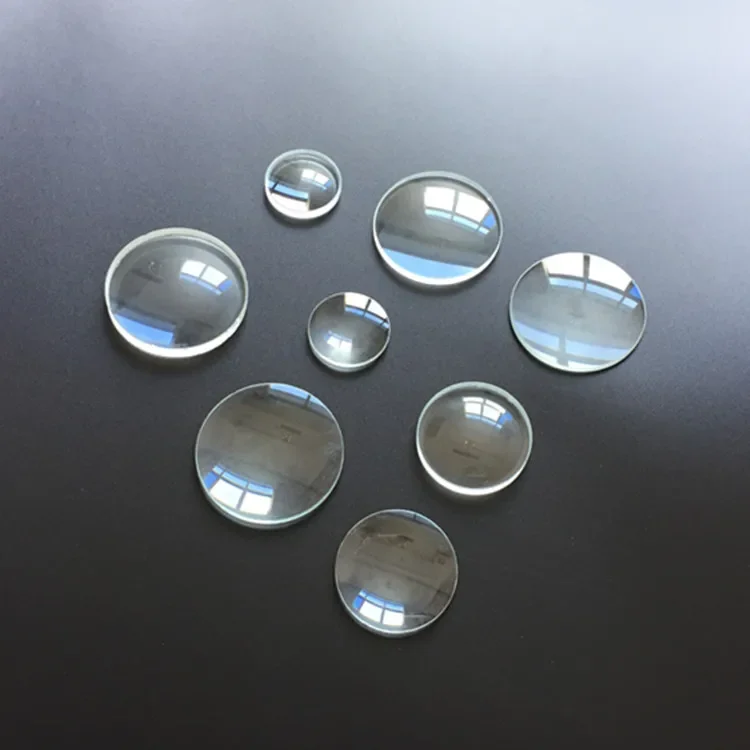 Lente de vidrio óptico doble convexo, longitud Focal, 30mm, 40mm, 50mm, 50mm, 75mm, 100mm, 150mm, proyector óptico DIY, 1 unidad