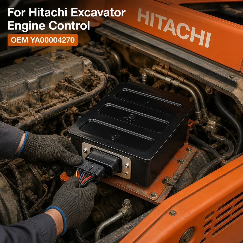 YA00004270/YA00004267 Genuine Engine Control Unit ECU for Hitachi ZX5G Excavator Running Data Storage Repair Parts