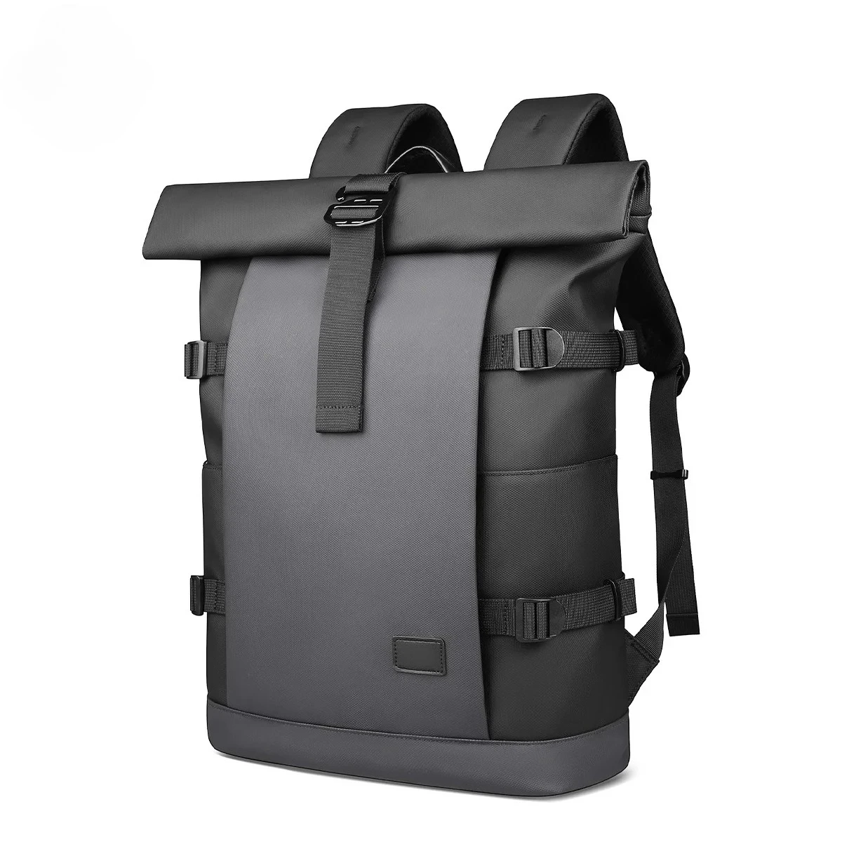 

Водонепроницаемый рюкзак с закатанным верхом для мужчин, расширяемая 17-дюймовая сумка для ноутбука большой емкости, рюкзак для отдыха и путешествий, походные сумки для кемпинга