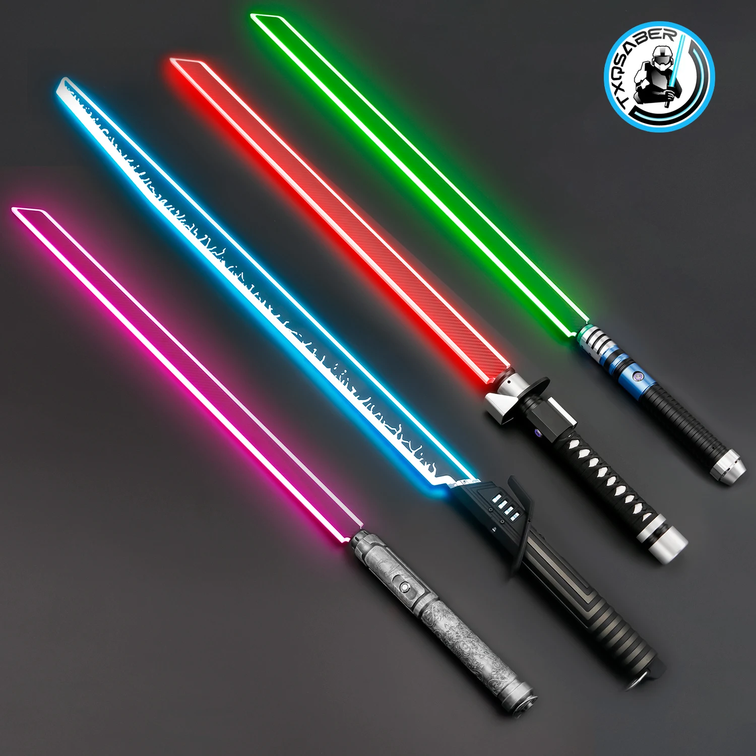 

TXQSTUDIO lightsaber sword With Flat 27sets soundfonts foc force laser sword duel rgb laser sword NeoPixel lightsaber