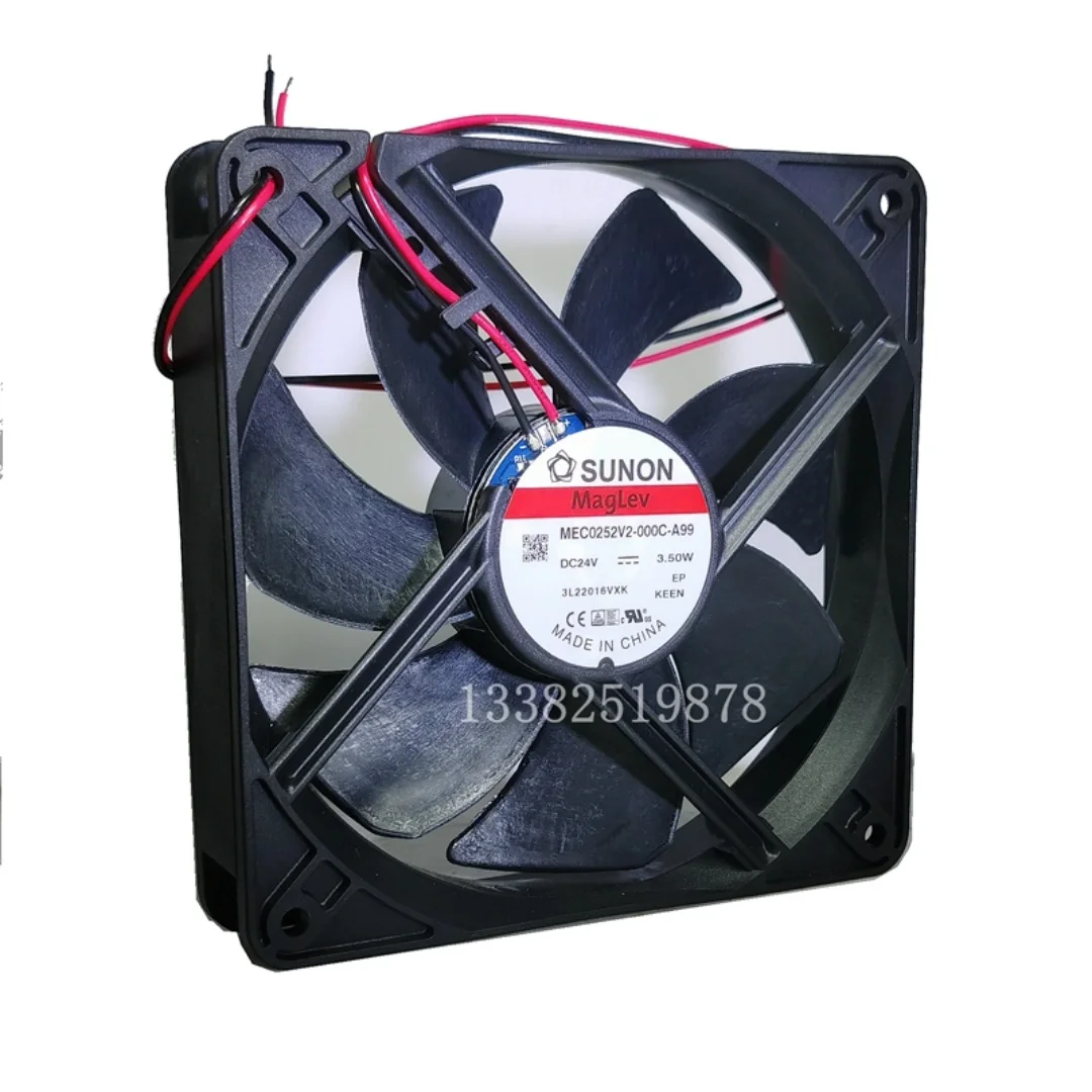 

SUNON MEC0252V2-000C-A99 DC 24V 3.50W 120x120x25mm 2-Wire Server Cooling Fan