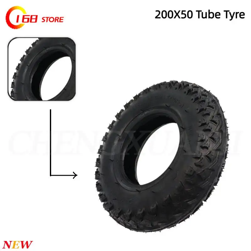 Electric skateboard wheel chair car, hand cart with 200X50 tires and inner tube all wheels tyre