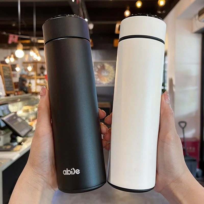 

Умная термос-бутылка из нержавеющей стали с большой емкостью, портативная чашка для заваривания чая для мужчин, женщин и студентов, высокая эстетика