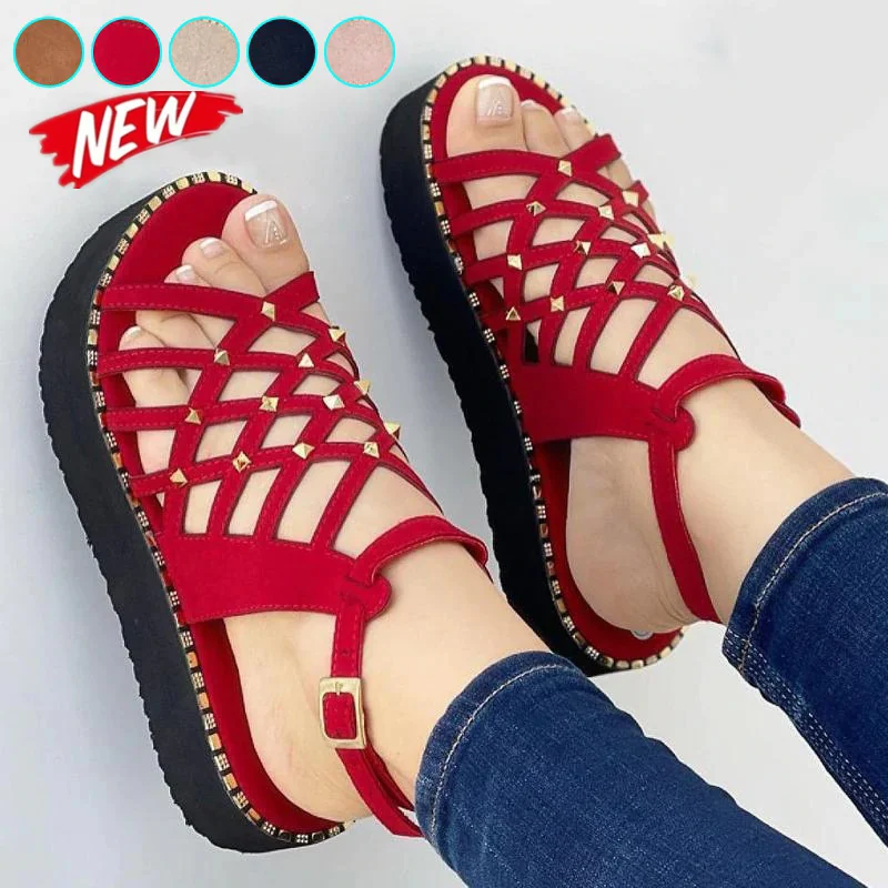 

Women Platform Sandals River Ankle Strap Sandals Women Summer Heels Shoes Casual Lightweight Chaussure Femme Flat Heel Sandalias