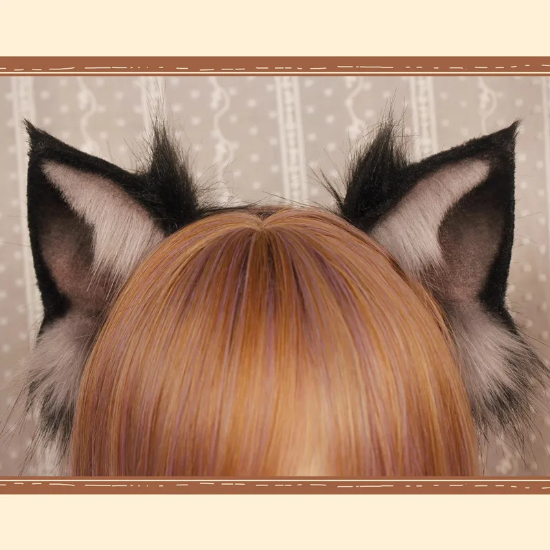 

Halloween Hand-made Maine Cat's Ears Original Imitation Animal Ear Cat Ear Hair Clip Kc Handmade Lolita Accessories Headdress