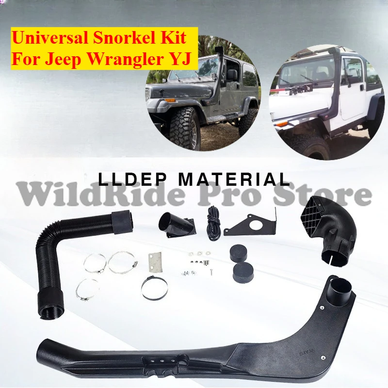

Universal Snorkel Kit for Jeep Wrangler YJ Waterproof Air Intake Off-Road 4x4 Wading Upgrade