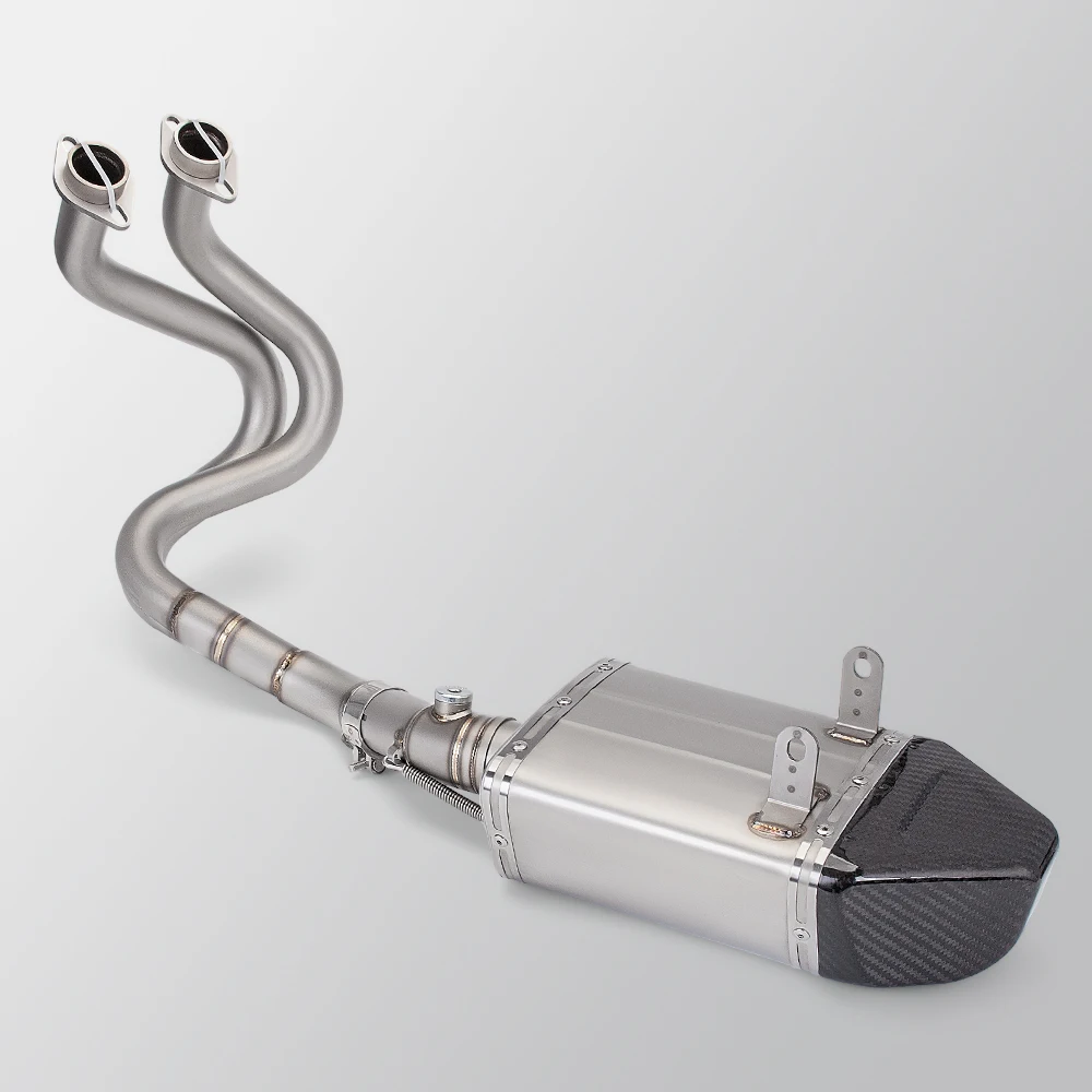 Complete Motorcycle Exhaust Systems, Modified Silent Exhaust, MT07, XSR700, Bottom Box Exhaust, 2014-2023