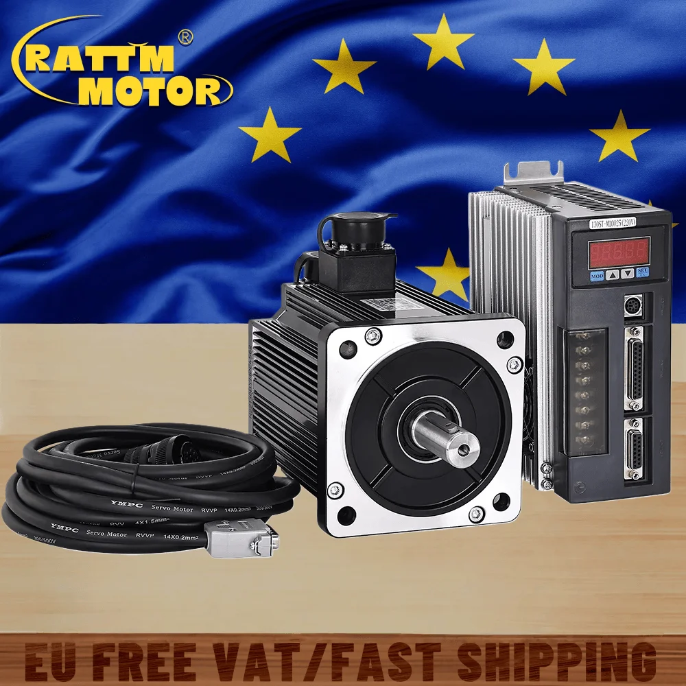 Servomotore CA con codificatore ottico 2.6KW 2600W 2500RPM 10N.M 130ST-M10025 220V con freno o non