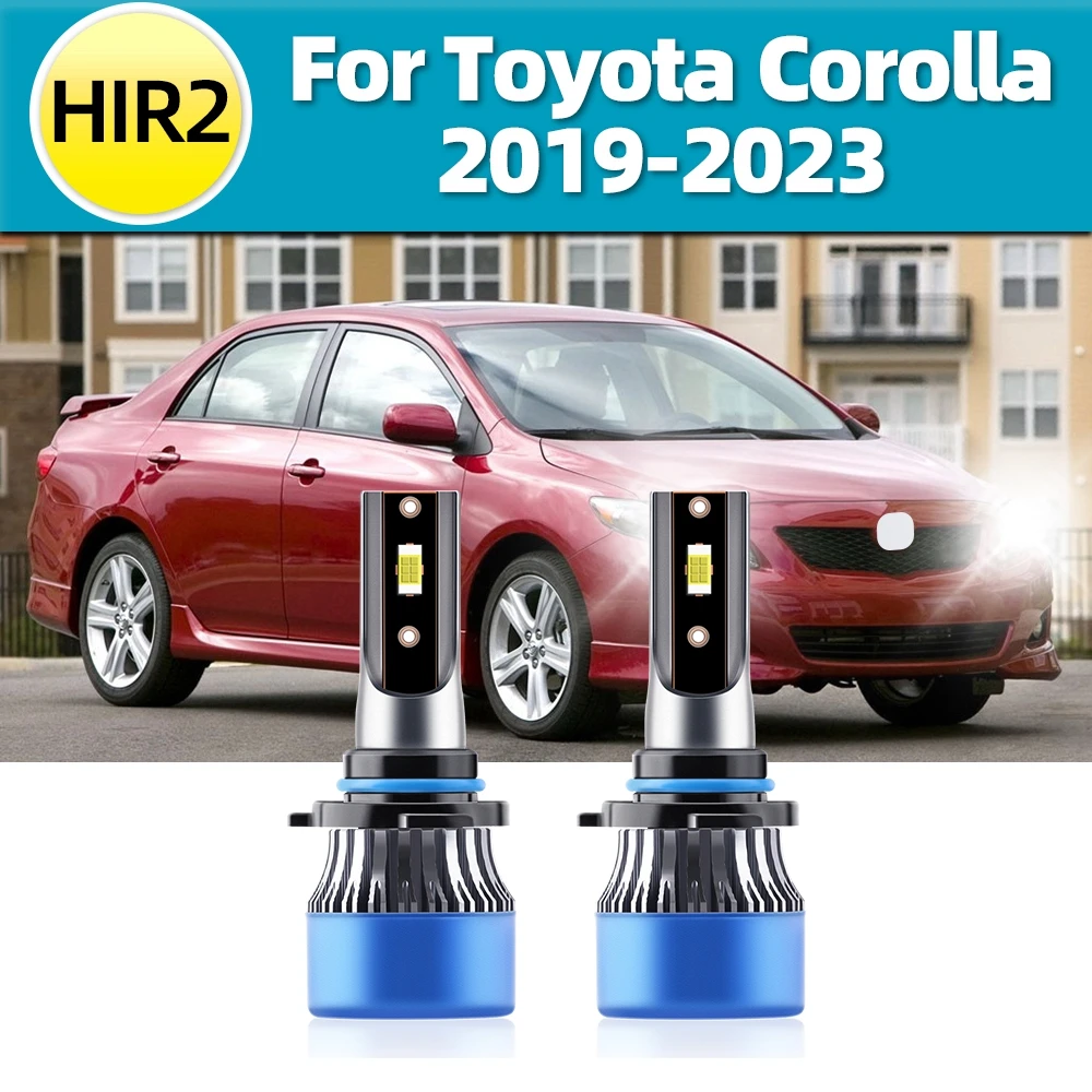 

Led Car Headlights 15000LM Lamps Hir2 Auto Bulbs 9012 High Power 110W Headlamp 12V For Toyota Corolla 2019 2020 2021 2022 2023