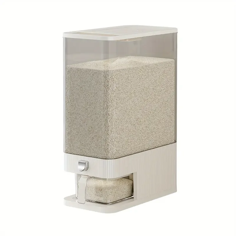 1 حاوية تخزين للحبوب والأرز، حاوية تخزين الحبوب ذات سعة كبيرة، دلو أرز منزلي قابل لإعادة الاستخدام مع الآفات والمو