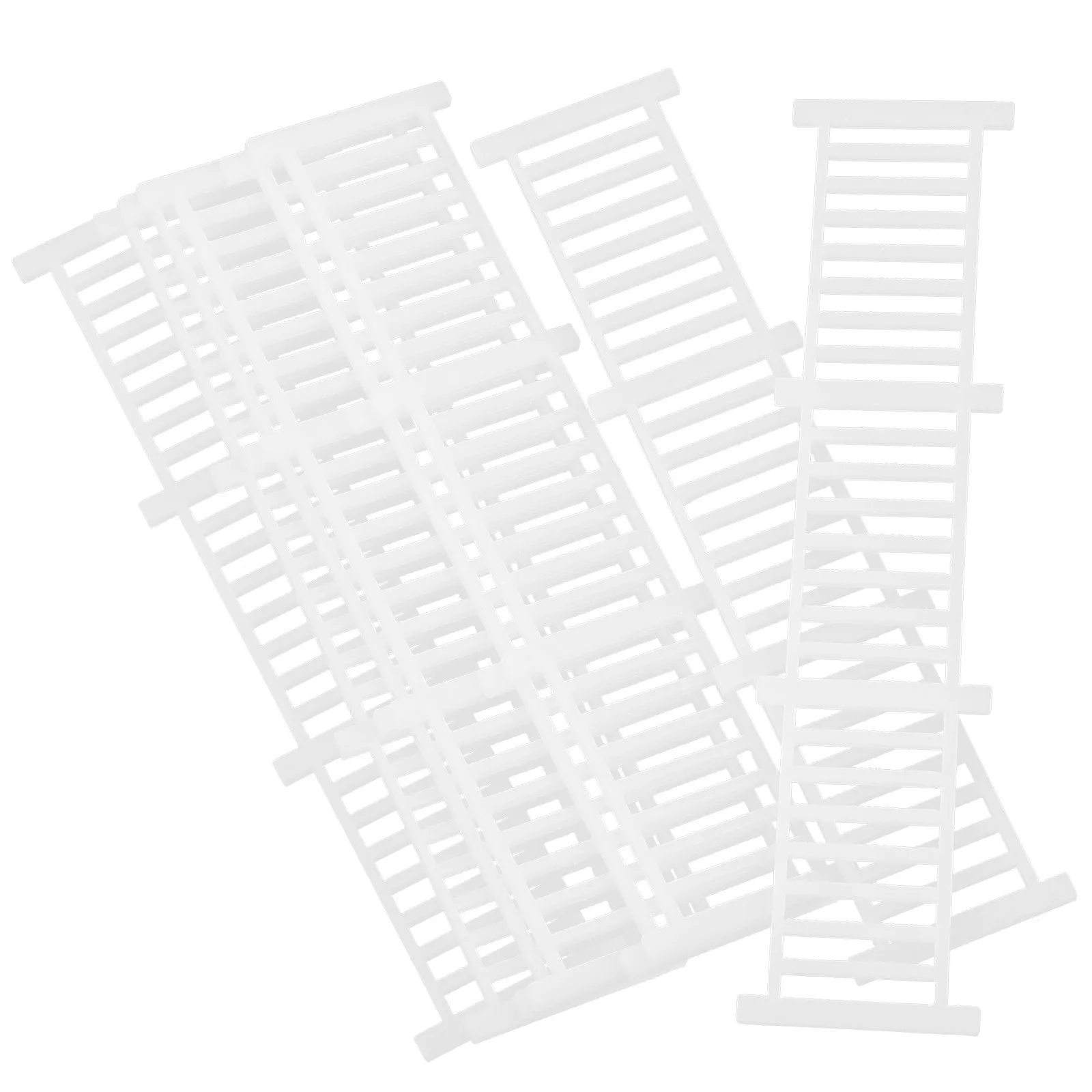 

8Pcs Micro Landscape Decorative Vintage Mini Fence Realistic Texture Mini Garden Fence Prop Scene Layout Accessories