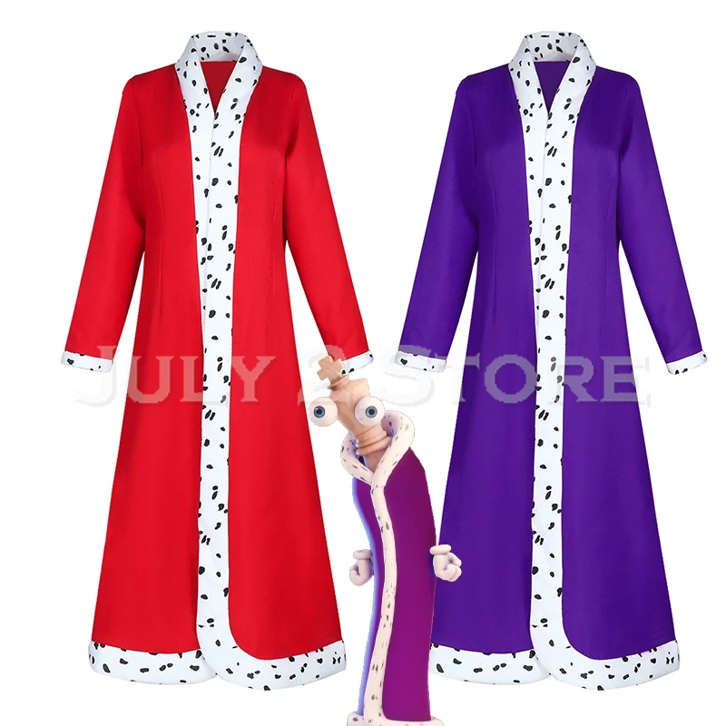 

Circus Kingerr Cosplay Costumes Coat OverCoat Long Suit Outfits Adults Anime Cartoon Clothing Halloween Suit Purple Roleplay