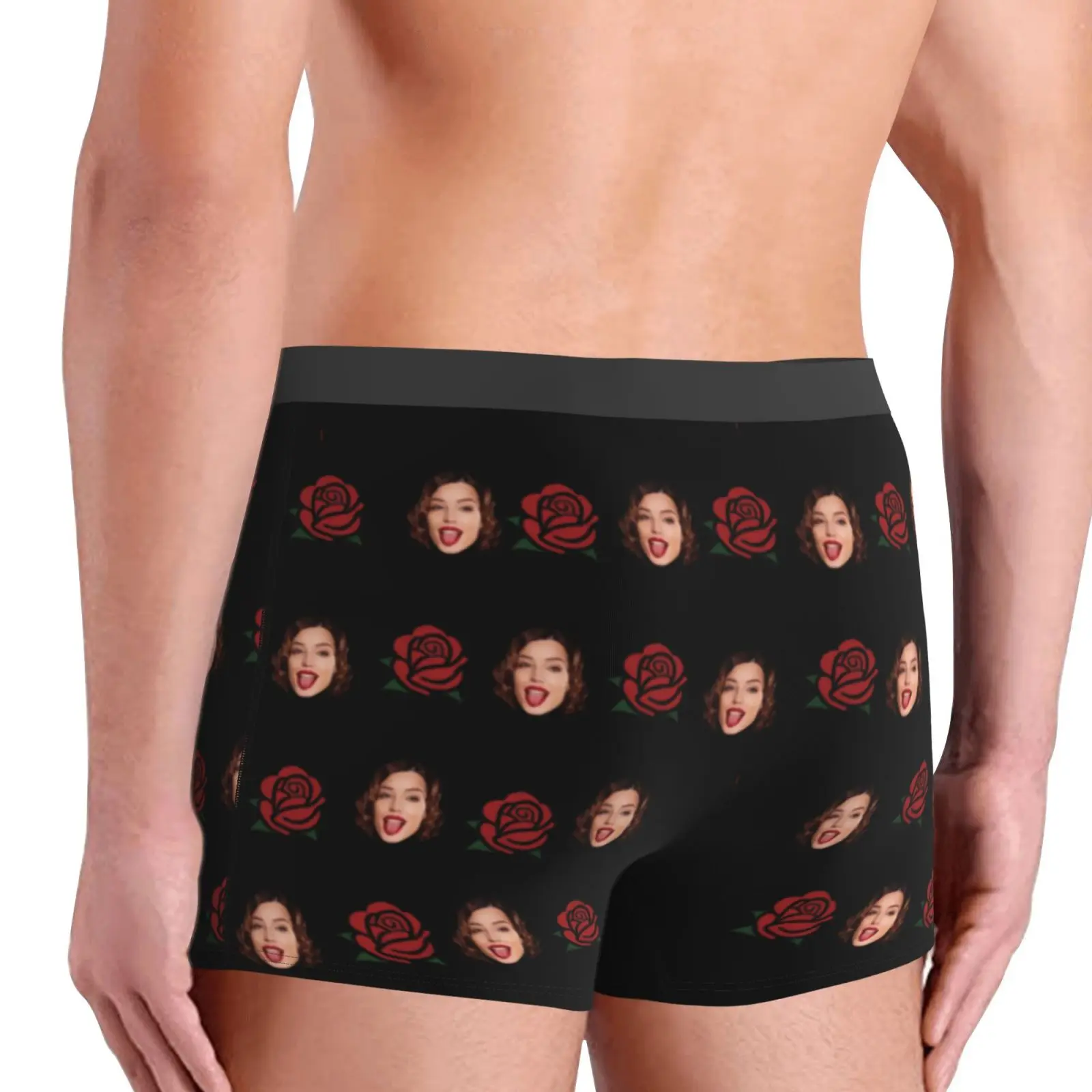 Personalized Face Photo Underwear Custom Boxer Briefs Custom Men Valentine's Day Gift For Husband Anniversary Gift for Dad