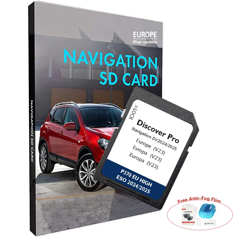 for Skoda VW Discover Pro Media UK Europe Map Sat Navigation Card 64GB DV V23 SD Car 2024/2025 Update Version Software