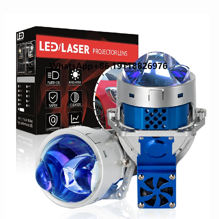 

XENPLUS Motorcycle Led LP18 3inch 200w 48000lm Blue Bi LED Projector Lens 3.0 With Dual