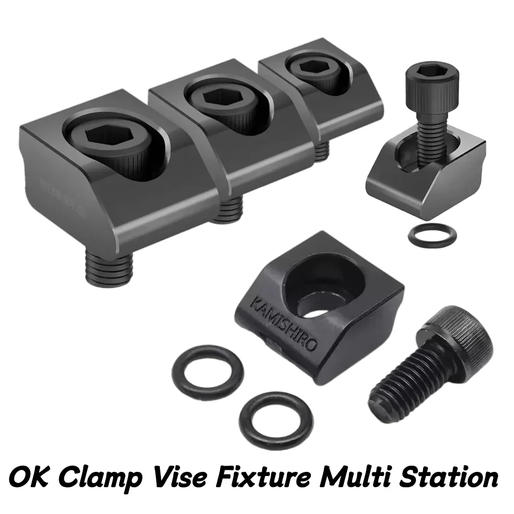 CNC Integrated OK Clamp Vise Fixture Multi Station Machining Center Small Workpiece Clamping Block for CNC Machine