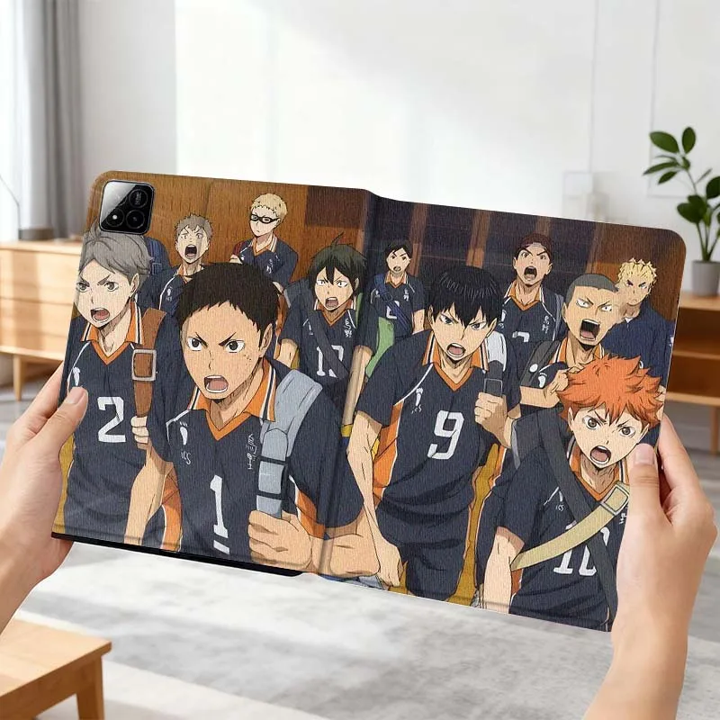 

Haikyu Anime Popular Cool For Xiaomi Mi Pad Mini 4 5 6 7 SE Pro Plus Redmi Pad 2 SE 2025 8.8 11 Foldable Tablet Case Gift