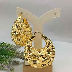 2024 Fashion Bold Earrings Unique Big Earrings Brazilian Type Jewelry for Women FHK16759