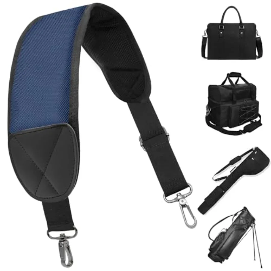 

Golf Bag Strap Replacement Golf Bag Shoulder Strap Single Padded Shoulder Strap Adjustable Golf Bag Backpack Straps