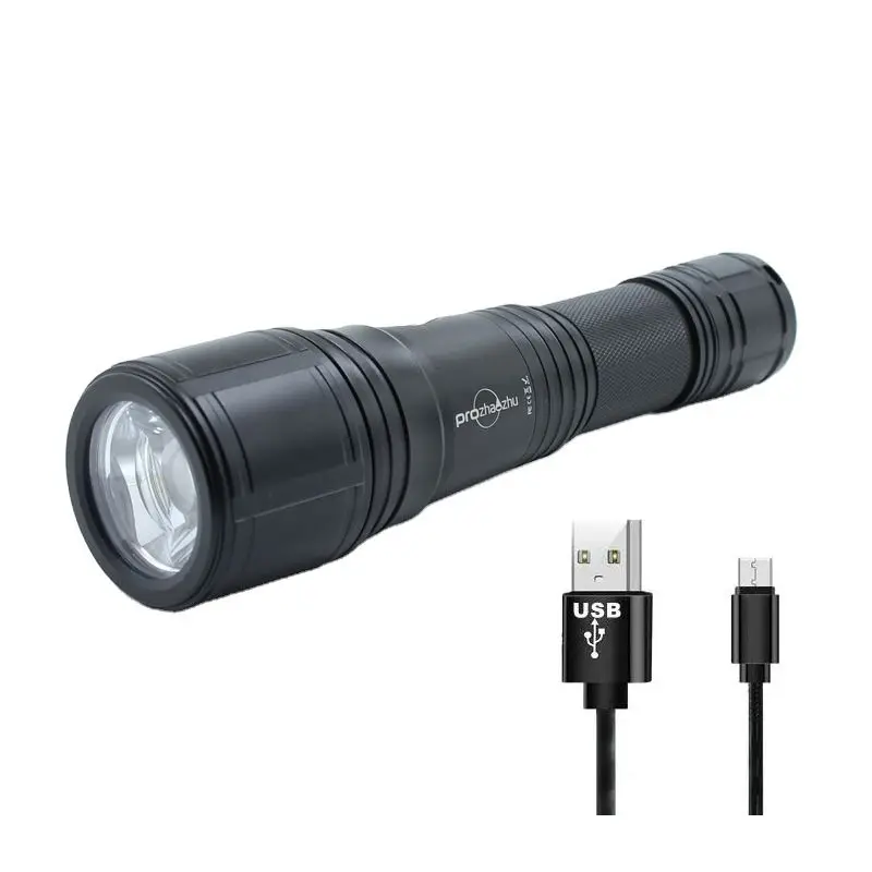 High Power XHP50 LED Diving Flashlight Focus ZOOM 2500 Lumen IP68 100M 26650 USB-C Charging Handheld Dive Lights