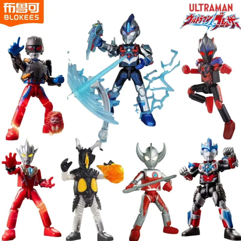 

Строительный блок BLOKEES Man Ultraman Shining Edition 11th Zero Orb X, сборная модель, игрушка, украшение для рабочего стола, детские подарки