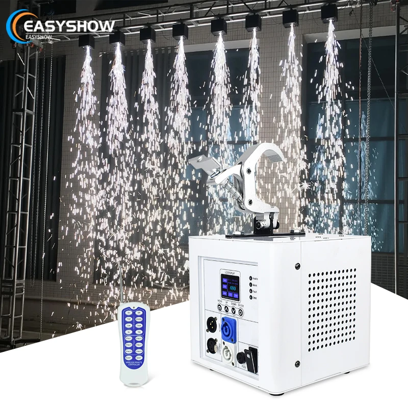 Spray Down Firework Waterfall Sparkler Cold Spark Fountain Machine с дистанционным управлением