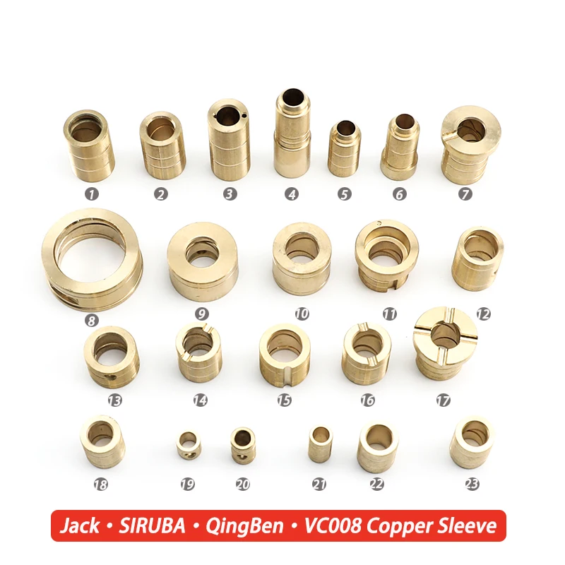 VJ21D VD08 VF03D VE28D VF03D VF06 VC01 Верхние нижние бронзовые втулки для многоигольной швейной машины SIRUBA VC008 12064P VF13 + VF14