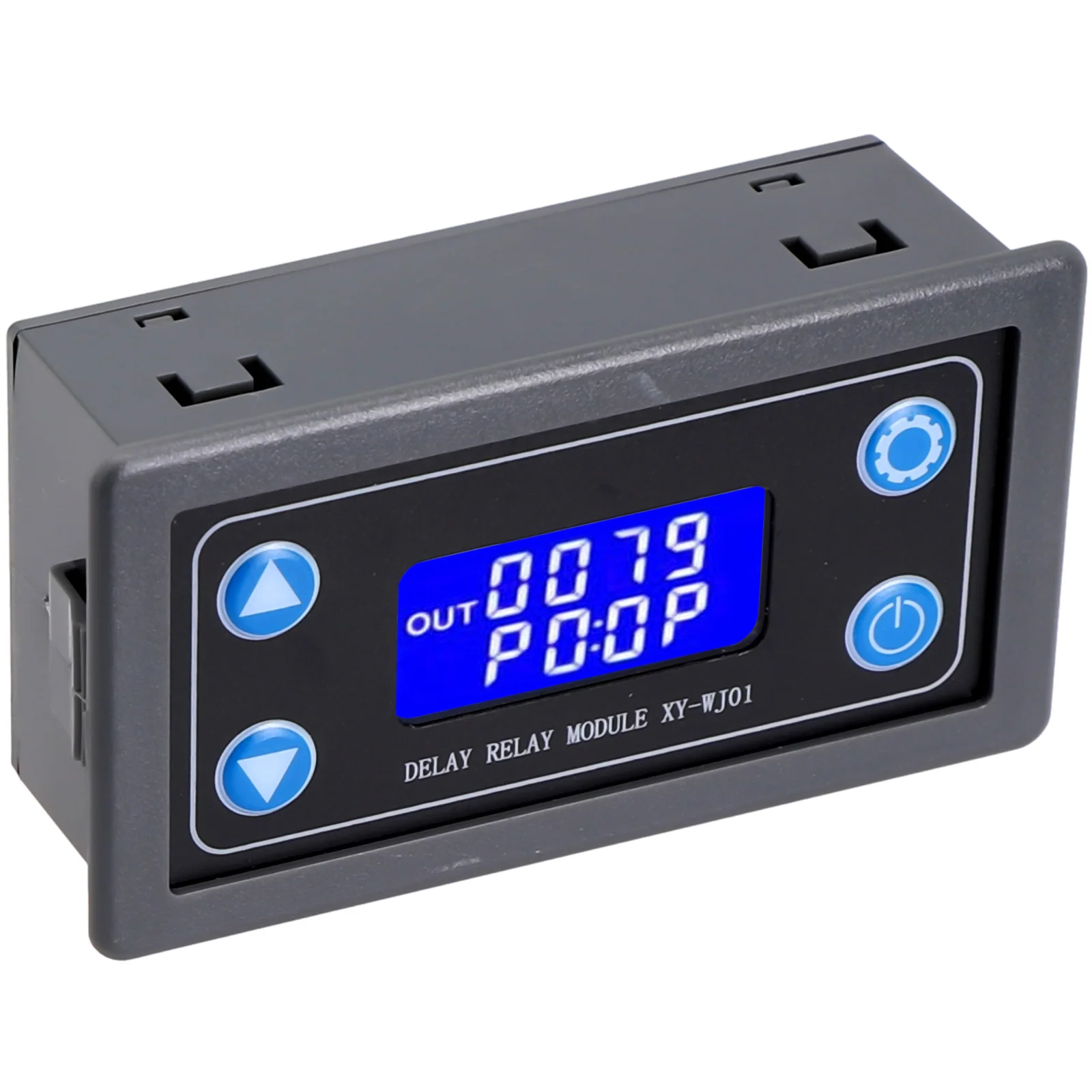 Dual Display Delay Timer Power Supply Time Delay Relay Module DC 12V Controller Board LCD Display Digital Timer Switch