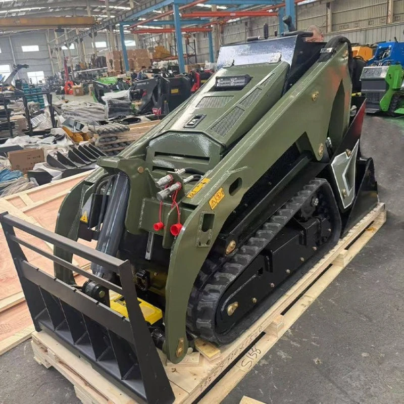 Track Type Skid Steer Loader Multi Attachments Compact Track Loader for Material Handling Landscaping Construction Work