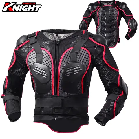 Breathable Off-road Motorcycle Riding Body Armor Knight Protective Gear Chest Pads Elbow Pads Anti-drop Riding Clothing Jacket