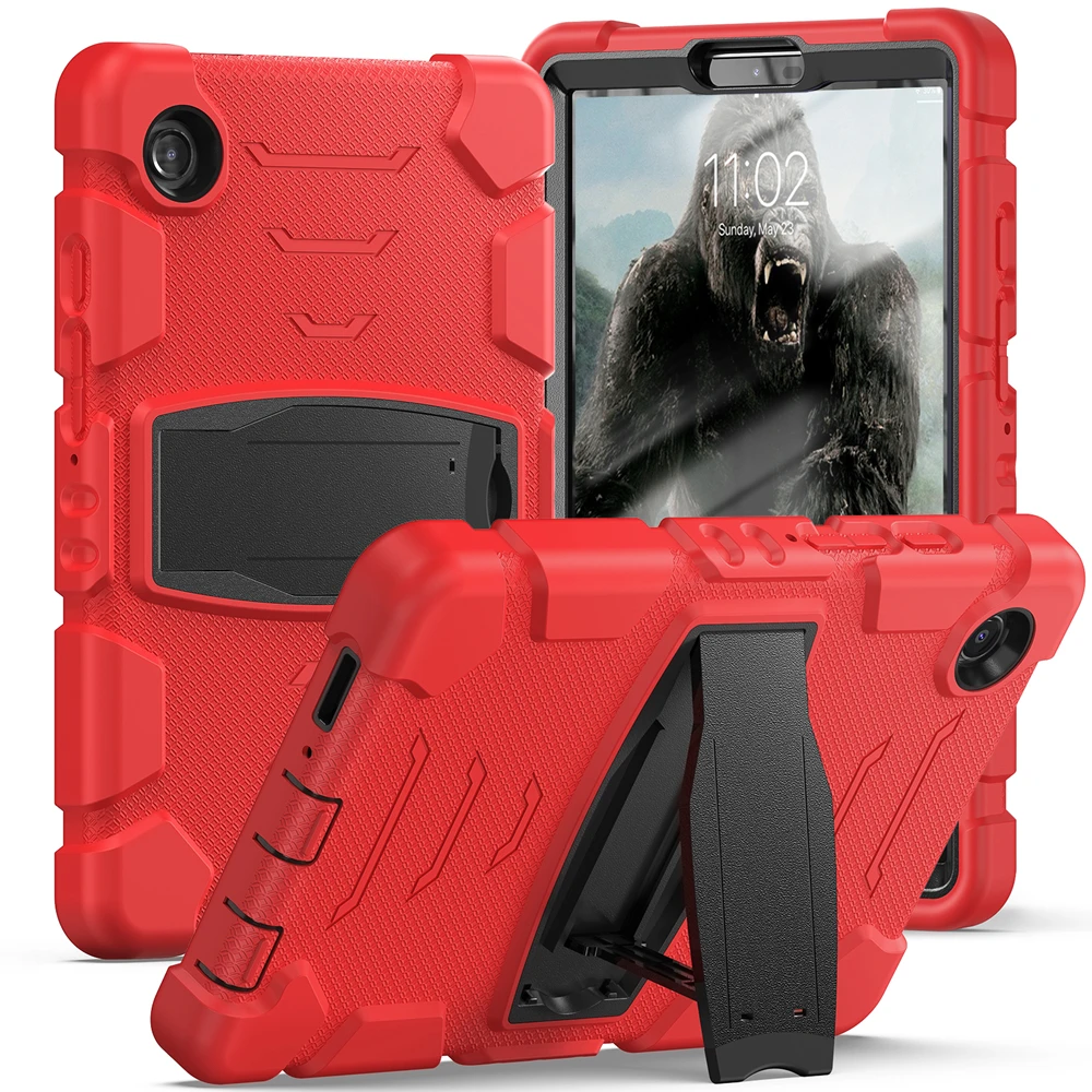 Dla Samsung Galaxy Tab A9 Plus A8 A7 Lite S6 Lite P620 S8 Plus S7 FE 12.4inch Tablet Cover Heavy Duty Rugged Armor Silicone Case