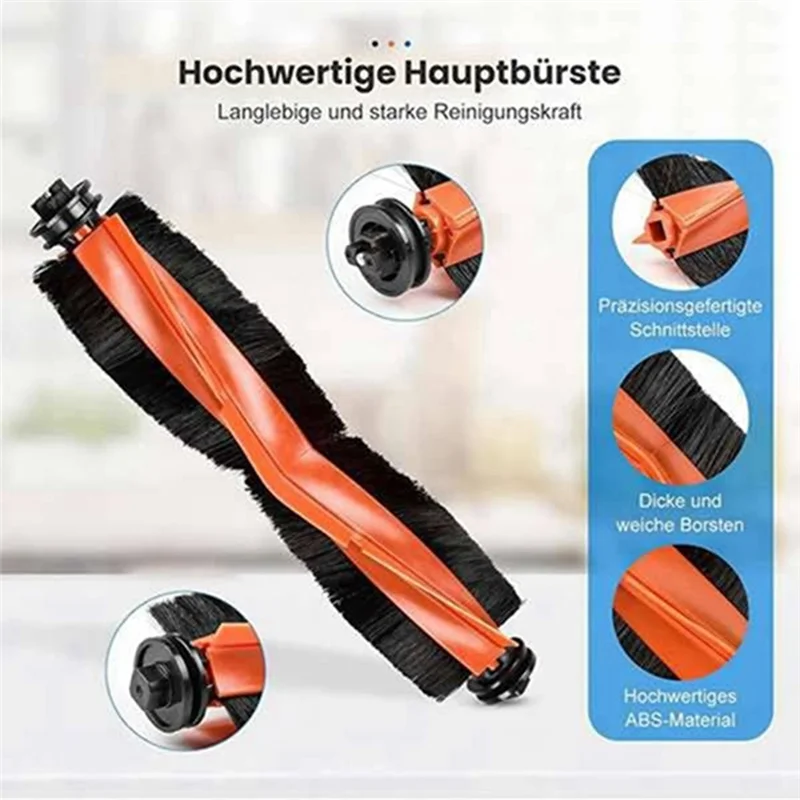 เครื่องกวาดอุปกรณ์เสริมสําหรับเครื่องดูดฝุ่นหุ่นยนต์ Xiaomi X20 + / X20 Plus อะไหล่หลักแปรงด้านข้าง Hepa Filter Mop ผ้าฝุ่น Bag-A58E