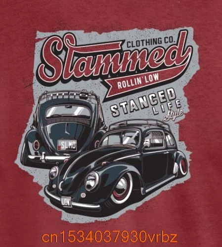 Slammed Double Beetle Type1 T1 Bug Tee T Shirt