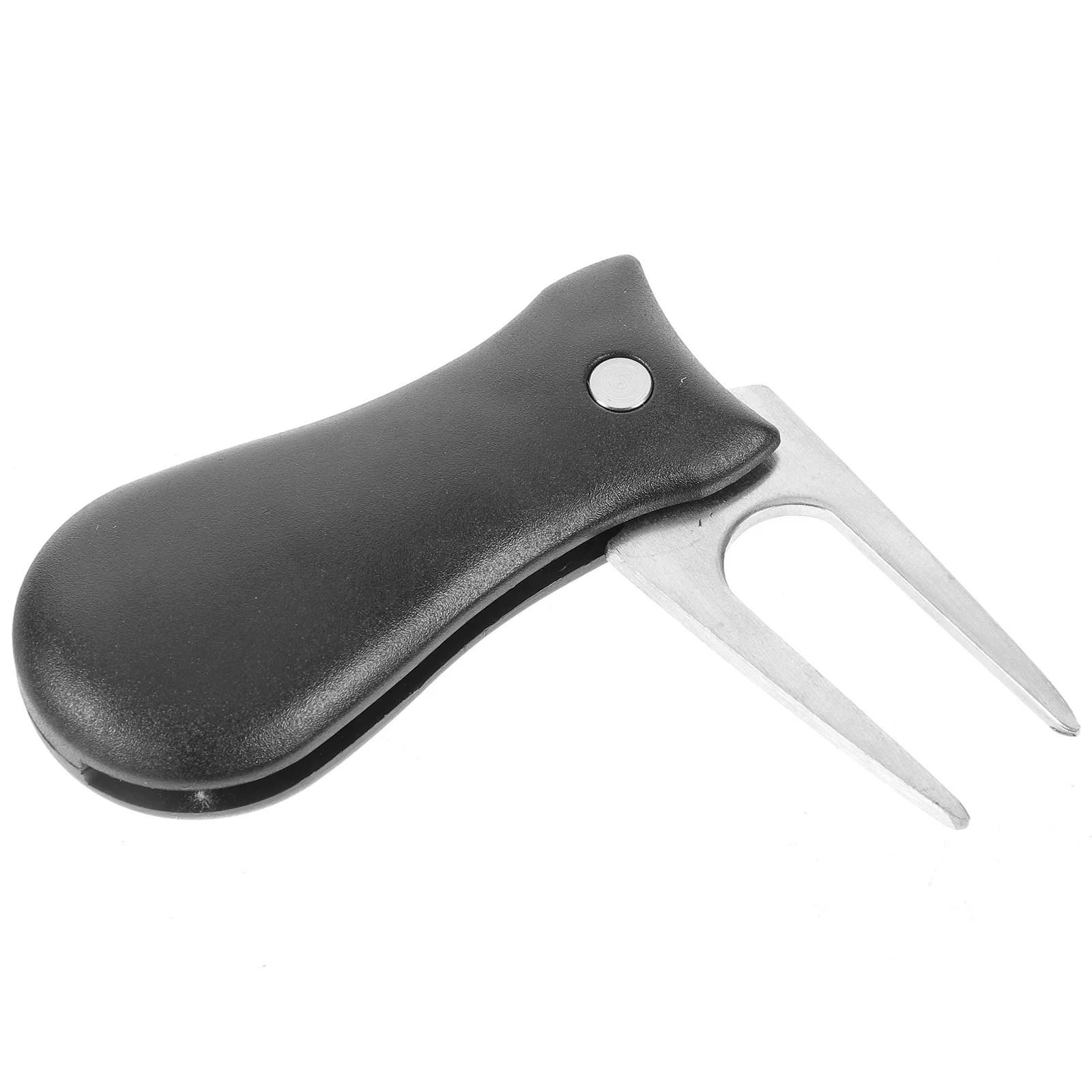 골프 디봇 툴 스테인리스 스틸 플라스틱 수리용 포크 휴대용 볼 마커 가볍고 내구성 있는 디자인 이상적인 선물