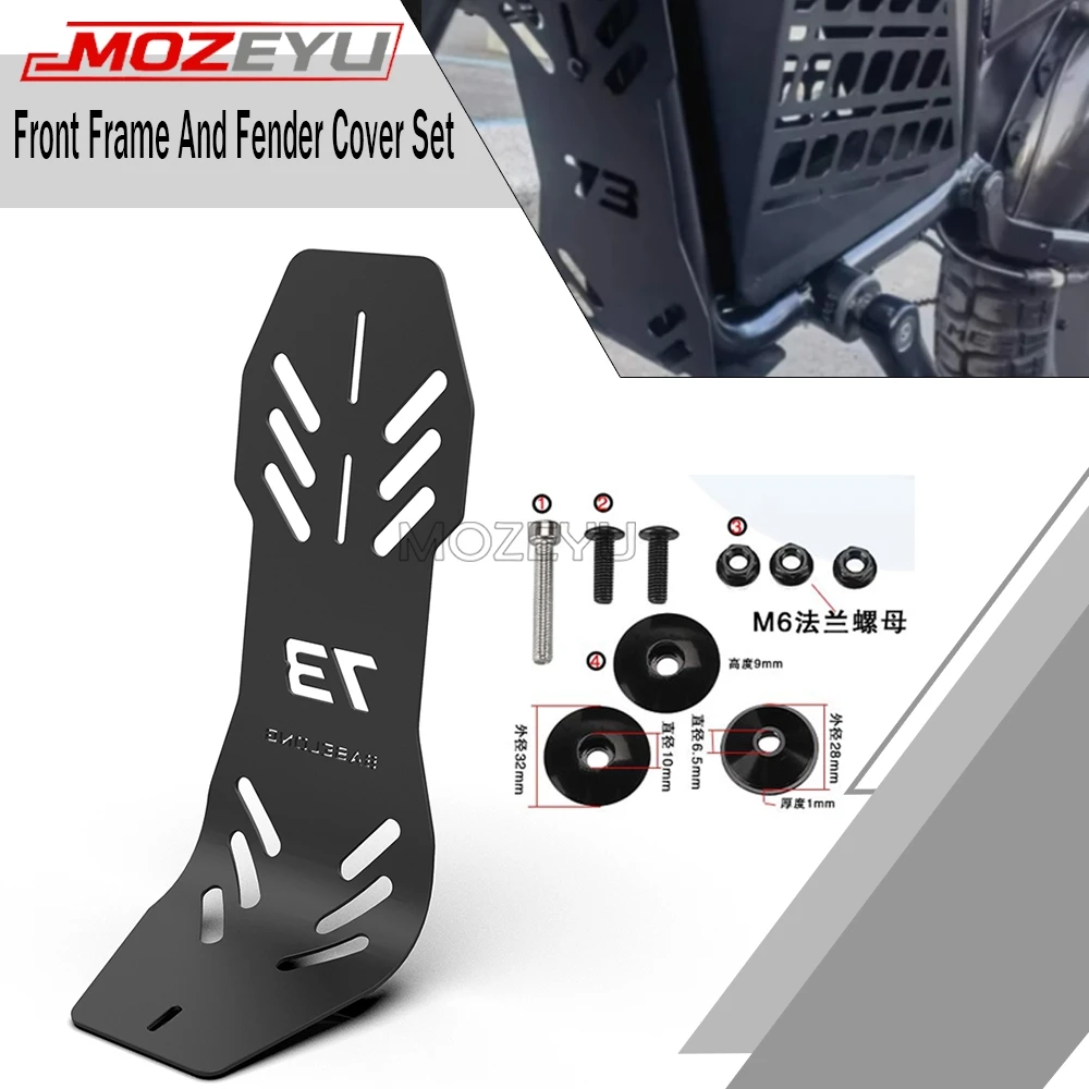 

Комплект задних брызговиков MOZEYU для Super 73 RX Super73 Off-Road 73RX, защита от брызг, 2026 2025, передняя рама и центральная крышка крыла