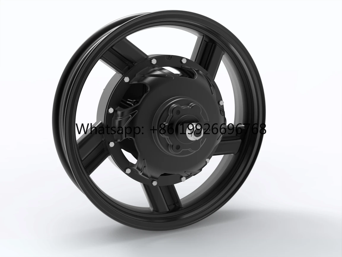 

DATAI Six-Phase 72V3000W Planetary Gear Reduction Hub Motor for High Speed Electric Motorbike Scooter