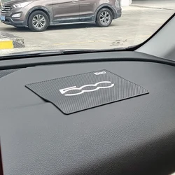 For Fiat 500 500L 500X 500c 500e Abarth Grande Panda Car Dashboard Sticky Anti-Slip Mat Pads Phone Key Non-Slip Sticky Pad