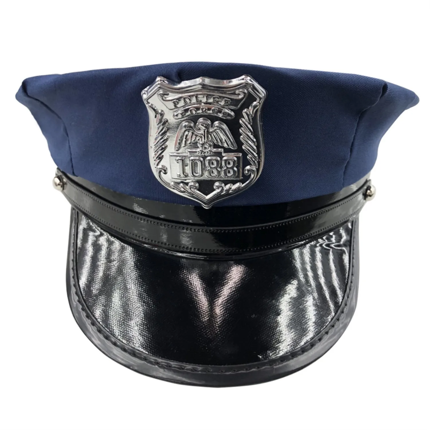 

Uniform 1088 Standard US Octagonal Hat Party Nightclub role-playing Policewoman Hat Party Uniform Accessory Hat Free Shipping